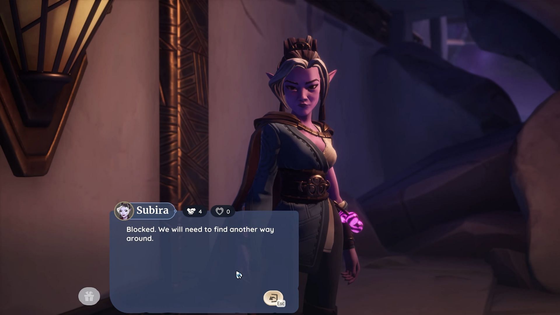 Talk to Subira and she will guide you to your objectives (Image via Singularity 6)